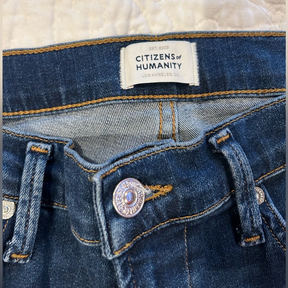 Citizens of Humanity Rocket Ankle Skinny Jeans in Blue - Picture 7 of 10